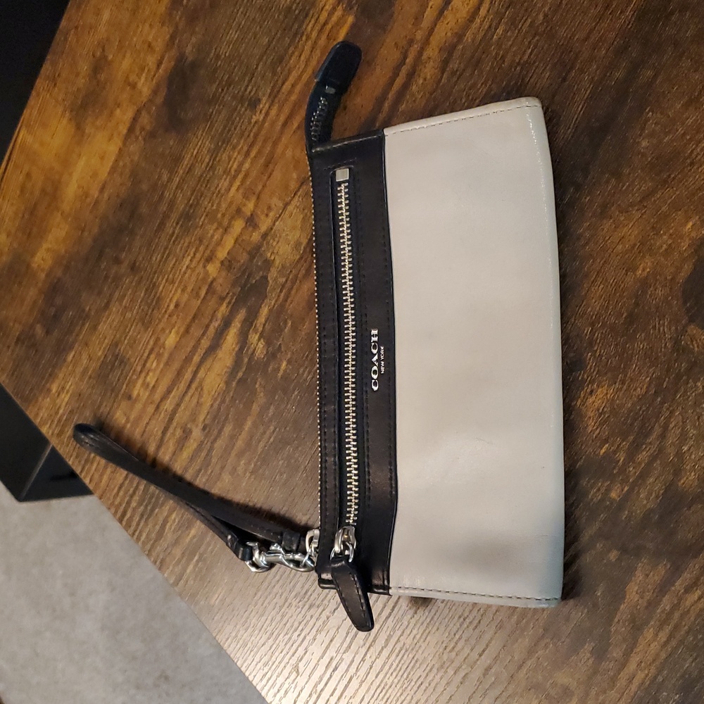 Coach Wristlet Wallet. Pink and Black. Great condition!